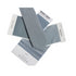 Dusty Blue Two-Tone Solid & Floral Pocket Square