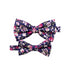 Windsor Blue Floral Bow Tie
