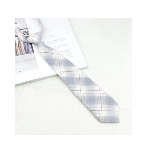 Boy's Pre-Tied Plaid Necktie