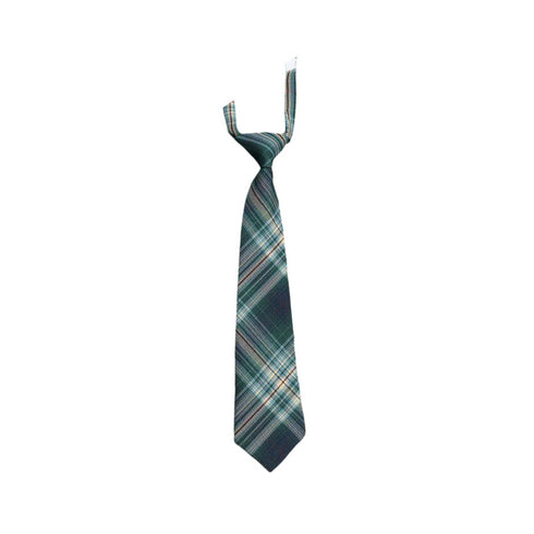Boy's Pre-Tied Plaid Necktie
