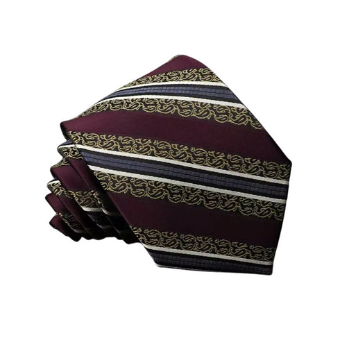 Stella Burgundy Stripes Traditional Tie
