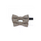 Brown Stripe Wool Bow Tie