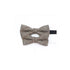 Brown Stripe Wool Bow Tie