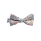 Auden Silver Floral Bow Tie