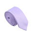 Lilac Solid Satin Skinny Tie