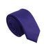 Regency Purple Satin Skinny Tie