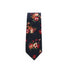Hadley Black & Red Floral Skinny Tie & Pocket Square Set