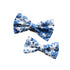 Harper Blue Floral Adult Pre-Tied Bow Tie