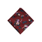 Kerry Cabernet Floral Pocket Square
