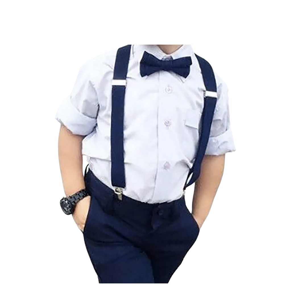 Blue Bow Ties and Suspenders (Blue)
