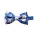 Levi Blue Floral Bow Tie