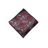 Burgundy Paisley Long-Tail Bow Tie & Pocket Square Set