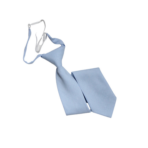 Rayne Light Blue Solid Skinny Tie