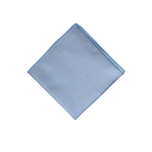 Rayne Light Blue Solid Pocket Square