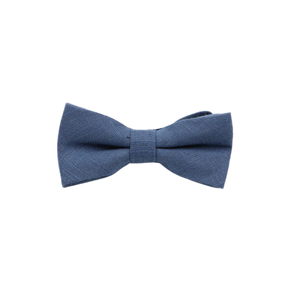 Remington Slate Blue Solid Adult Pre-Tied Bow Tie