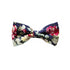 Auburn Blue Floral Bow Tie