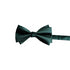 Juniper Dark Green Double-Deck Satin Bow Tie Set