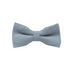 Dusty Blue Solid Cotton Adult Pre-Tied Bow Tie