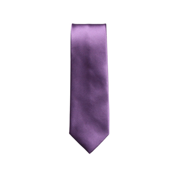 Wisteria Purple Satin Tie