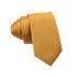 Gold Satin Skinny Tie