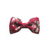 Red Floral Cotton Bow Tie